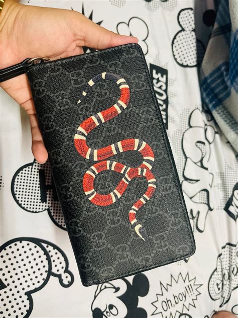 gucci kingsnake wallet cheap|gucci kingsnake wallet used.